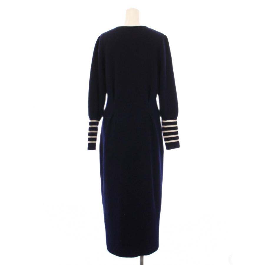 ボーダーズアットバルコニー ウールニット ロング マキシ丈 ワンピース ボーダーズアットバルコニー BORDERS at BALCONY ニットワンピース