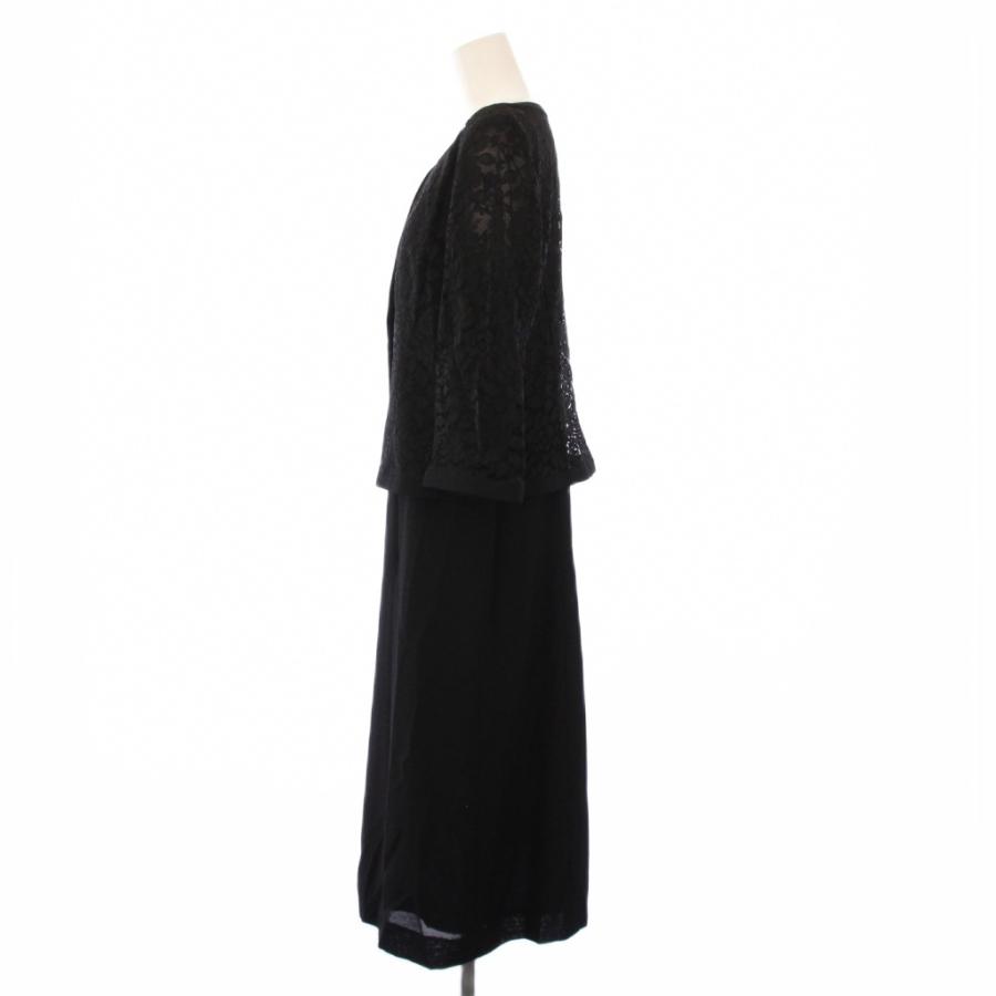 新品タグ付き15万7千＋税　ユキトリイ（YUKI TORII）セット　入学式等に ユキトリイ YUKI TORII ブラックフォーマル 喪服 ワンピース ミモレ