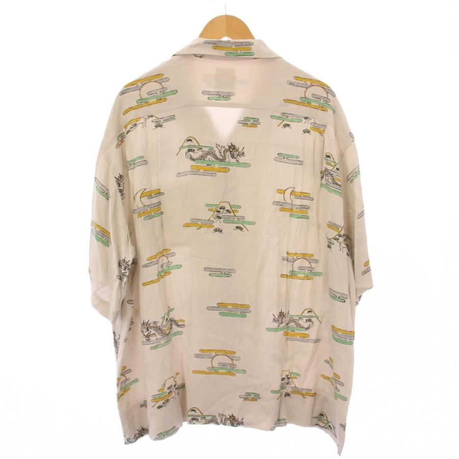 【中古】ビズビム VISVIM 24SS COPA SHIRT S/S コパシャツ ショートスリーブ オープンカラー 半袖 総柄 グレージュ ビズビム VISVIM 24SS COPA SHIRT S/S コパシャツ ショートスリーブ