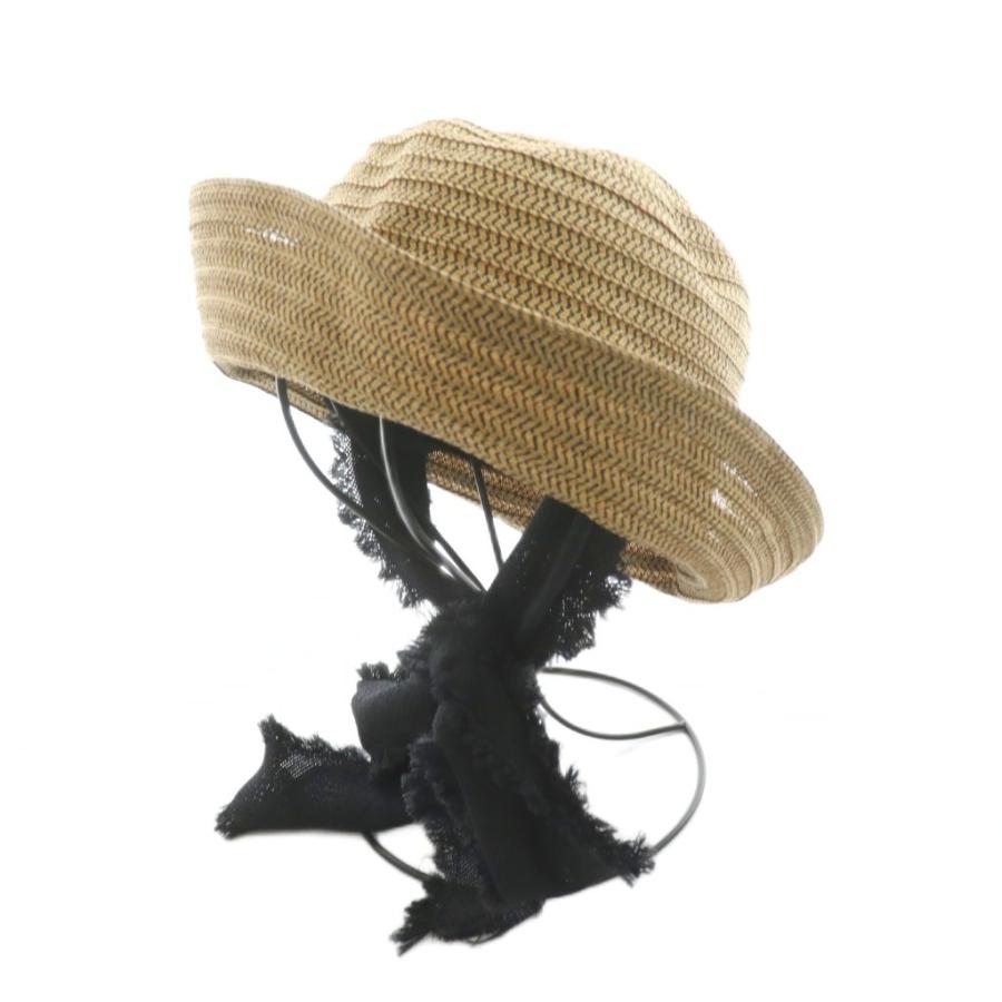 ラメゾンドリリス La Maison de Lyllis 麦わら帽子 ハット スカーフ