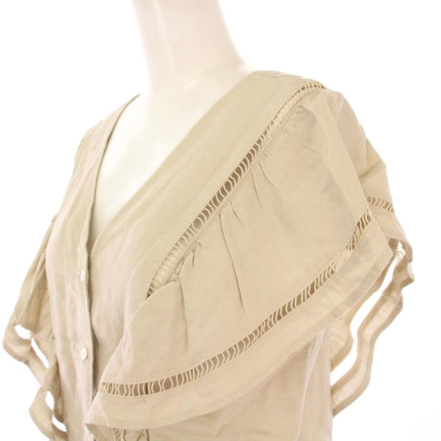 未使用品 ロンハーマン Ron Herman シャツ ブラウス フレンチスリーブ