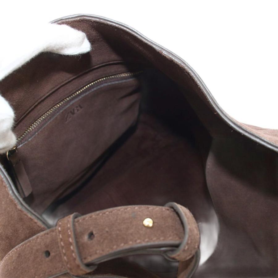 ZARA ザラ ソフトスプリットスエード アシンメトリー バケット