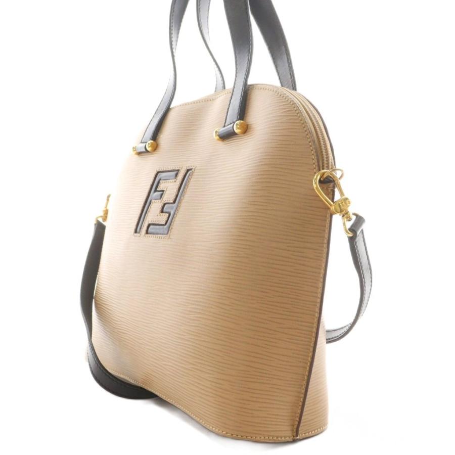 Fendi FFロゴ ハンドバッグ 中古・古着通販】FENDI (フェンディ) FFロゴハンドバッグ