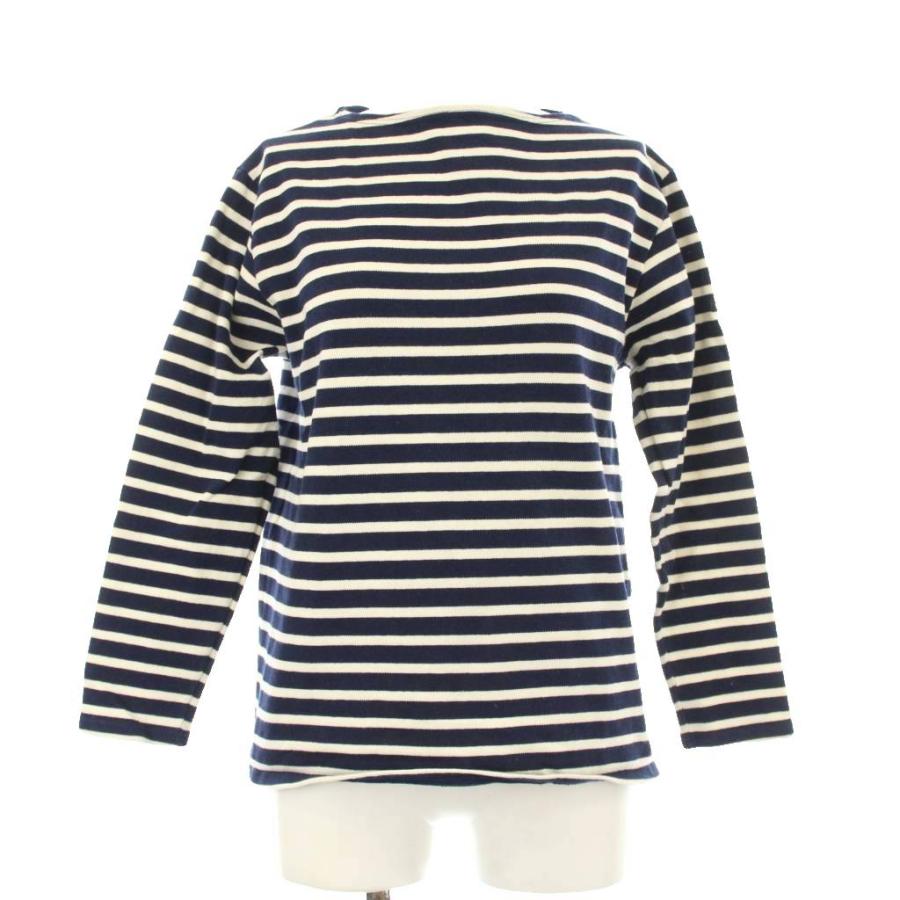 SAINT JAMES」 ボーダー柄長袖カットソー - ネイビー レディース 