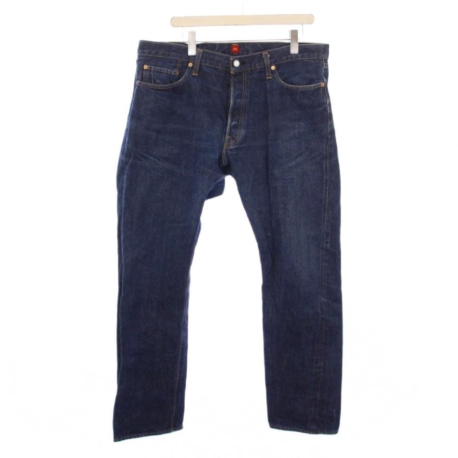 【中古】リゾルト RESOLUTE 710 ワンウォッシュデニムパンツ ジーンズ ボタンフライ ロゴパッチ W40 L34 インディゴ リゾルト RESOLUTE 710 ワンウォッシュデニムパンツ ジーンズ ボタン