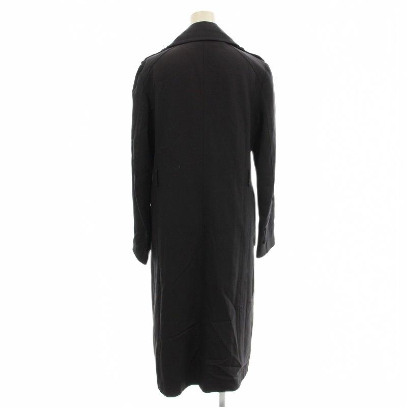 アドーア ADORE ロングコート 531-152227 ダブル 38 黒 ブラック /☆G 