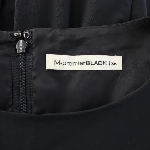 エムプルミエ ブラック M-Premier BLACK ワンピース ノースリーブ ひざ