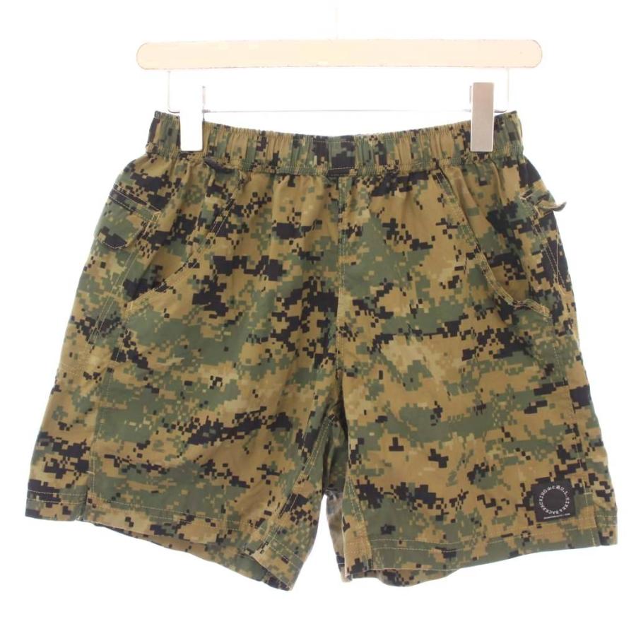 【中古】山と道 U.L. HIKE & BACKPACKING ショートパンツ イージー ナイロン ウエストゴム カモフラ 迷彩柄 カーキ 山と道 U.L. HIKE & BACKPACKING ショートパンツ イージー ナイロン