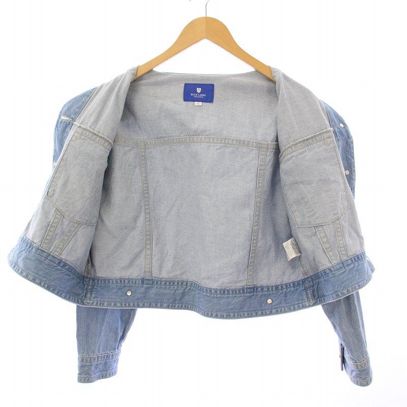 ☆ブルーレーベルクレストブリッジ　ショート丈Gジャン 38 美品☆ ☆ブルーレーベルクレストブリッジ ショート丈Gジャン 38 美品