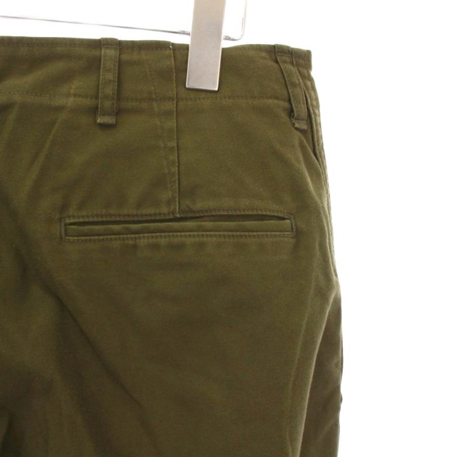 シオタ CIOTA EDIFICE コットンモールスキンチノ パンツ 5 カーキ