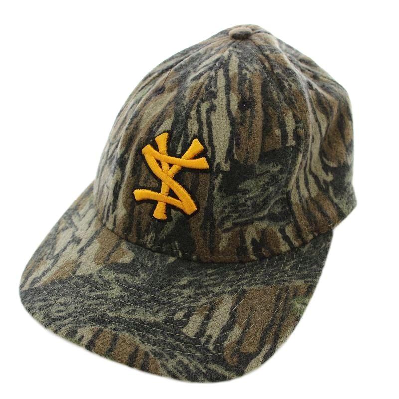 Stussy迷彩cap 日本未発売】STUSSY SSリンクロゴ カモフラージュ カーブ
