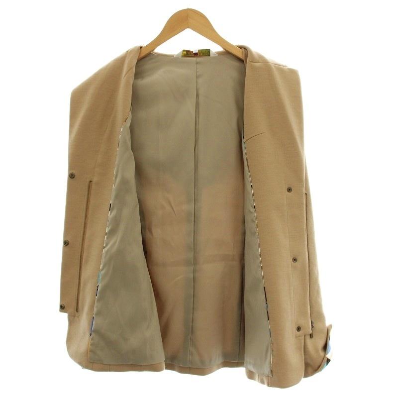 レオナールスポーツ LEONARD SPORT テーラードジャケット ジップアップ