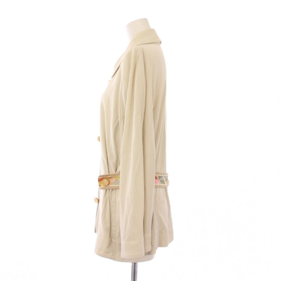 LEONARD（レオナール） LEONARD PARIS ステンカラージャケット ロゴ