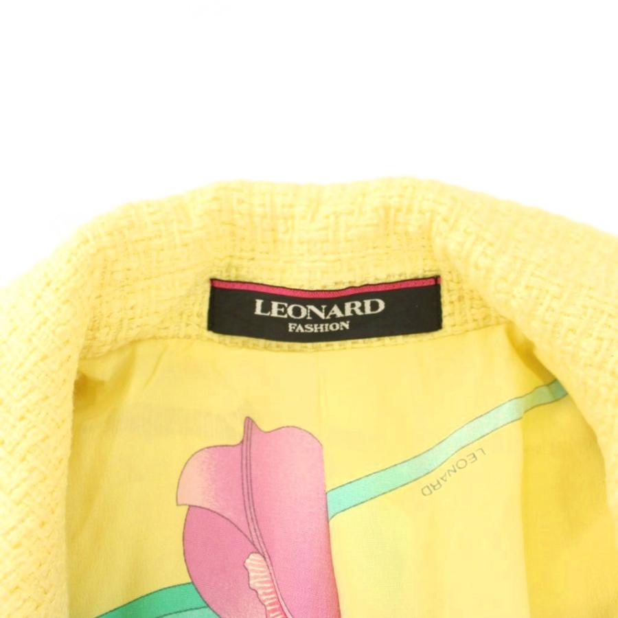 LEONARD（レオナール） LEONARD FASHION ツイードコート ステンカラー