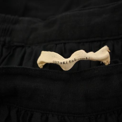 【中古】イクナ/スズキタカユキ 21SS culotte pants ガウチョパンツ ワイド イージー ブラック S211-28 イクナ/スズキタカユキ ikkuna / suzuki takayuki 21SS culotte pants