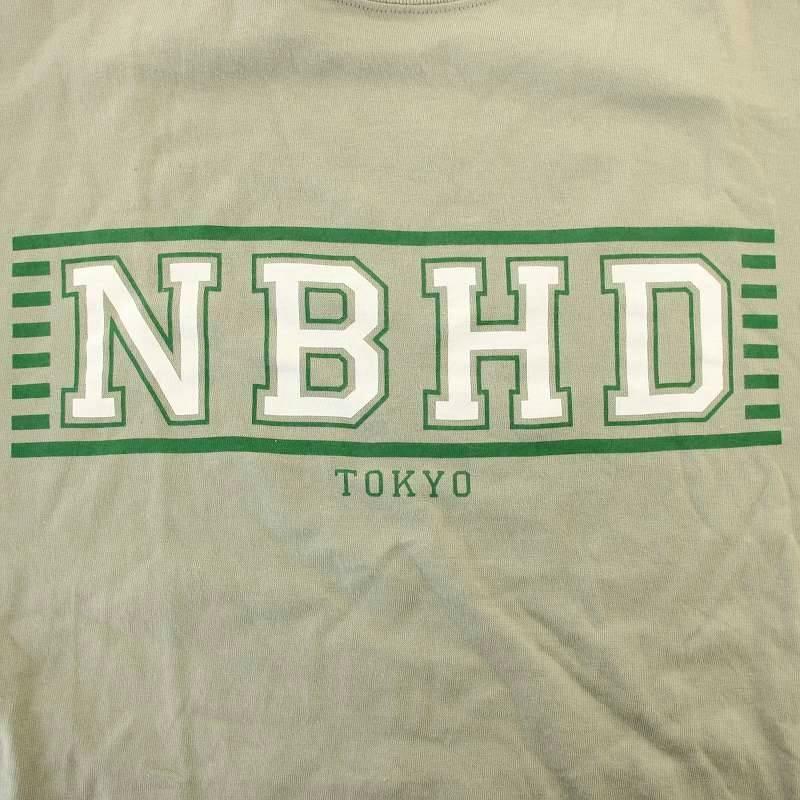NEIGHBORHOOD ネイバーフッド　LOGO tシャツ XXL オリーブ ネイバーフッド NEIGHBORHOOD Tシャツ 半袖 NBHD ロゴ プリント XL