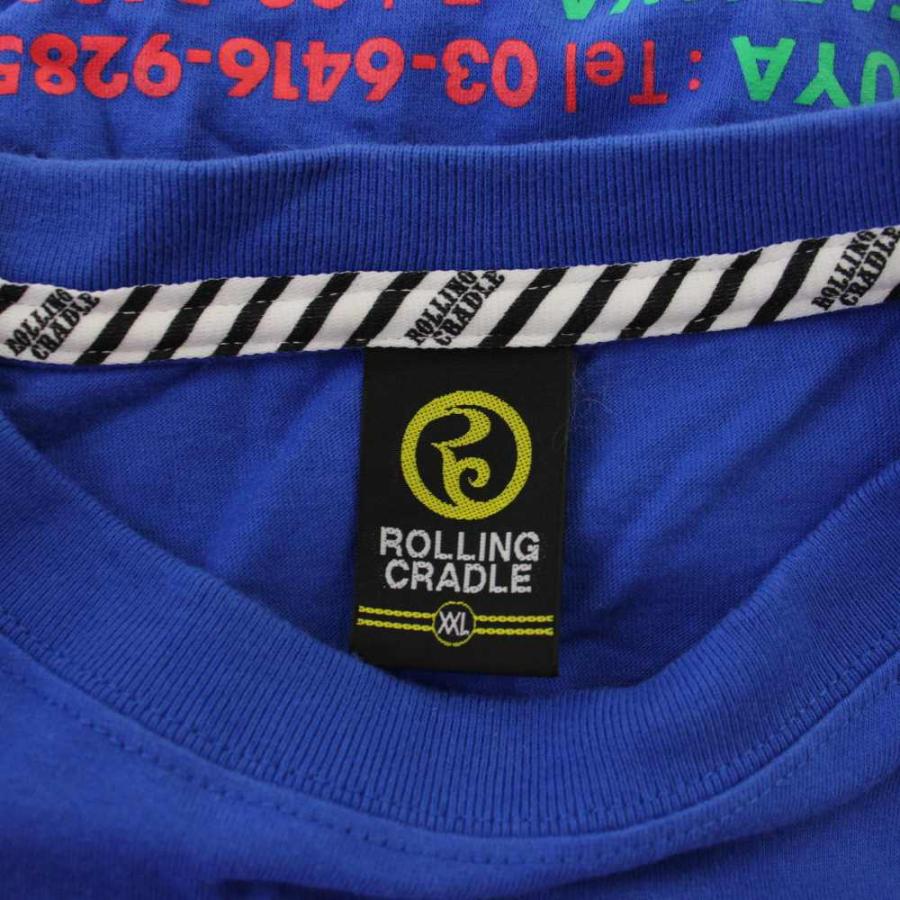 ローリングクレイドル ロリクレ Rolling Cradle Tシャツ XXL 青