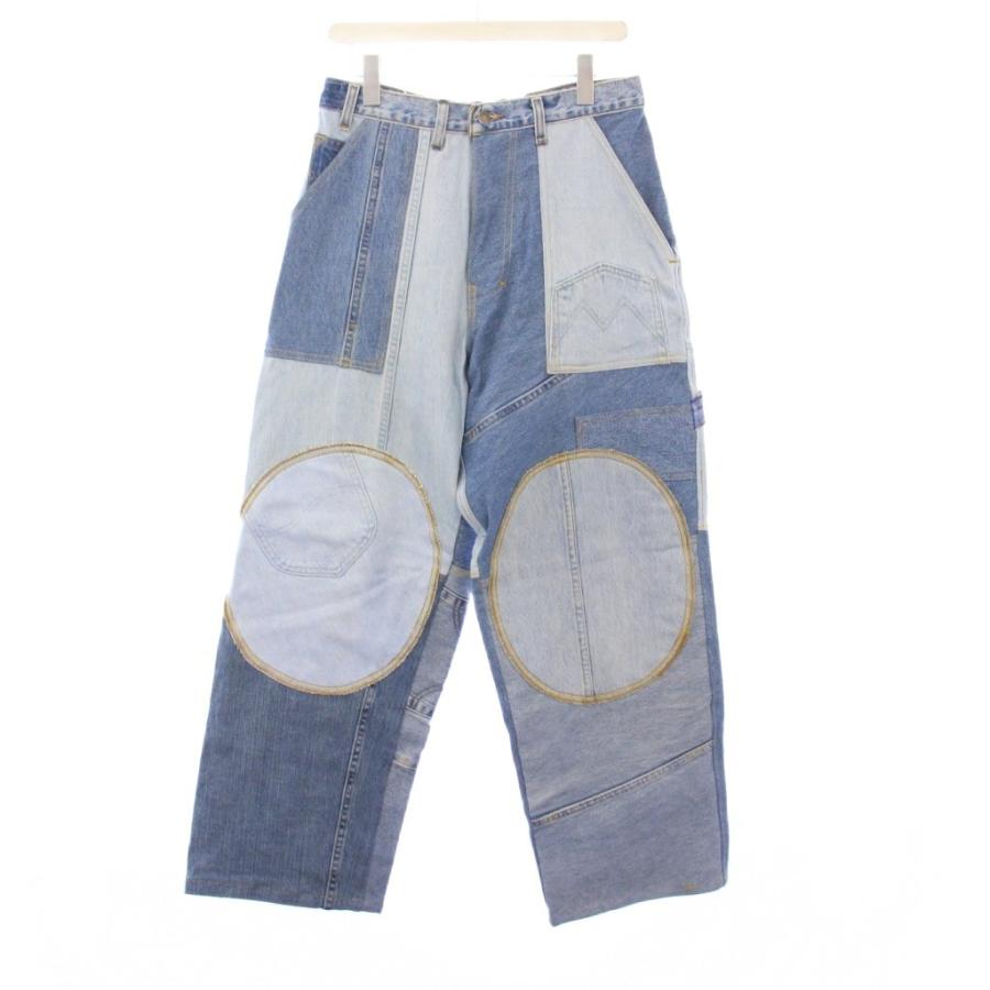 ワイルドルーツ WILDROOTZ リメイクデニムパンツ ジーンズ ワイド M