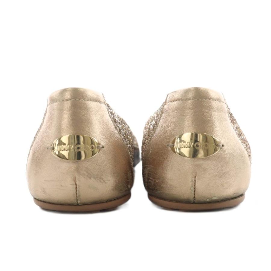 ジミーチュウ JIMMY CHOO バレエシューズ フラットシューズ ラウンド