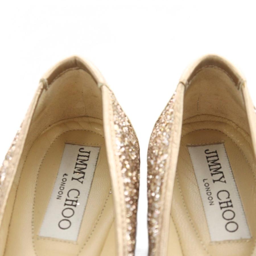 ジミーチュウ JIMMY CHOO バレエシューズ フラットシューズ ラウンド