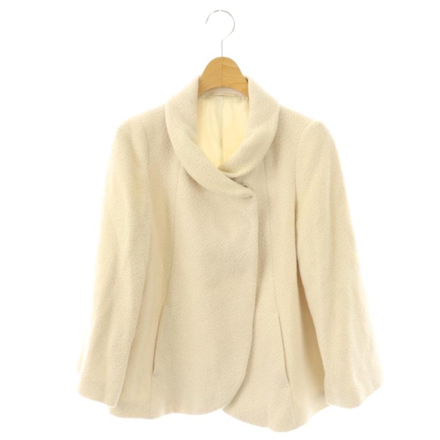 アナイ ANAYI ジャケット 総裏地 スナップボタン 36 アイボリー /CX