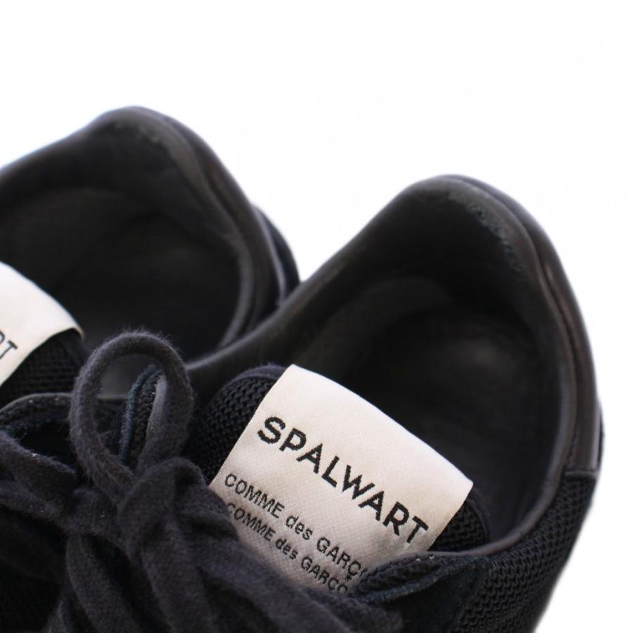 【中古】スパルウォート COMME des GARCONS コムコム ローカットスニーカー シューズ メッシュ スエード 切替 37 黒 スパルウォート SPALWART COMME des GARCONS コムコム ローカット