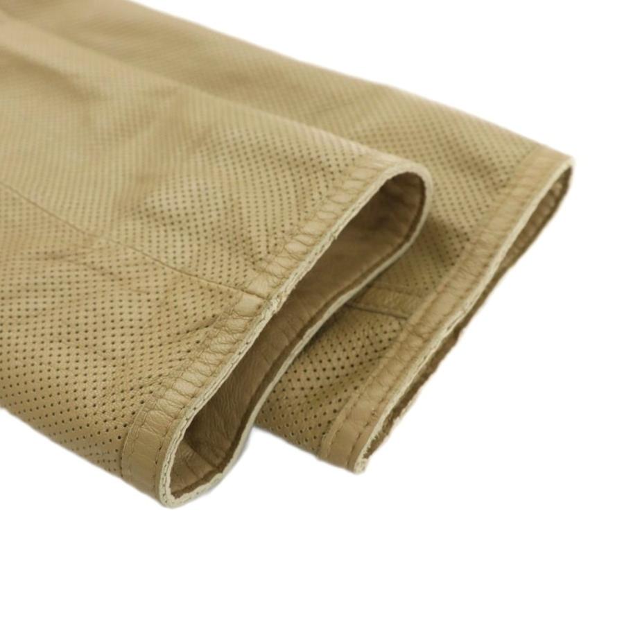 レリアン Leilian レザージャケット シャツジャケット 羊革 本革 9