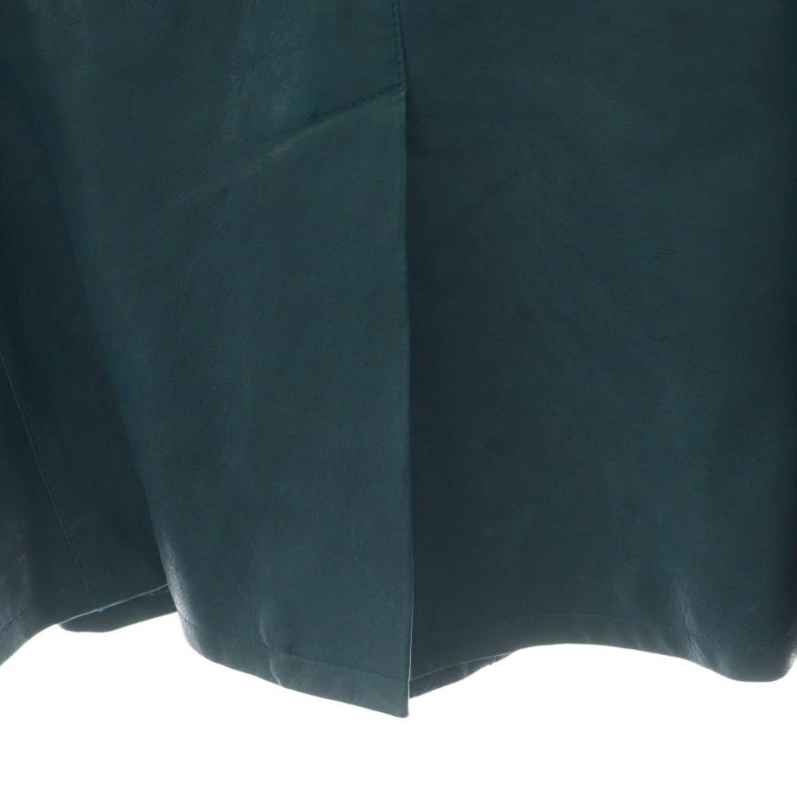 ETRO（エトロ） レザージャケット 革ジャン 裏地総柄 シルク 絹 3XL 青