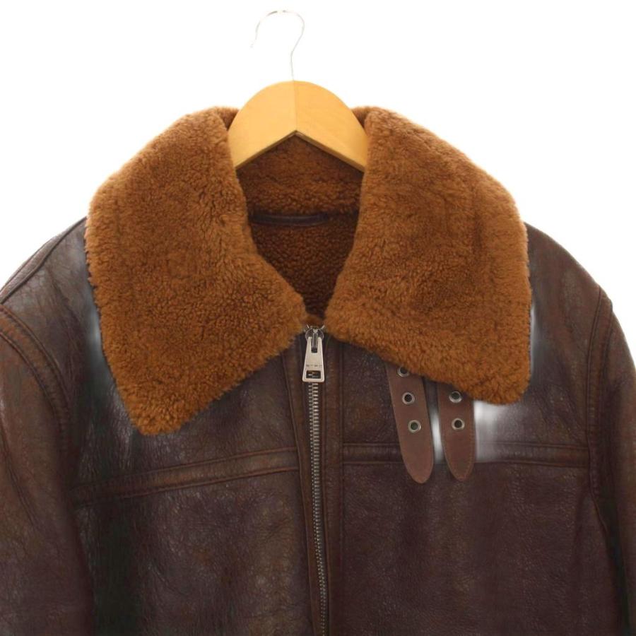 ETRO（エトロ） ムートンジャケット B-3 アウター 3XL ブラウン 192