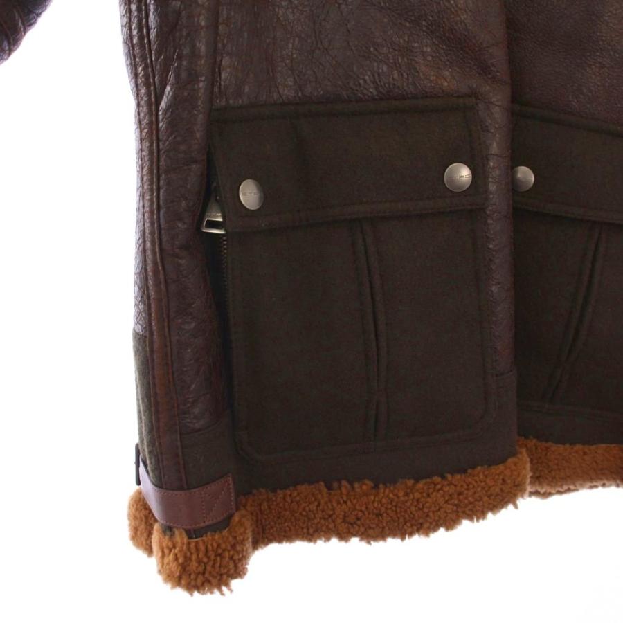 ETRO（エトロ） ムートンジャケット B-3 アウター 3XL ブラウン 192