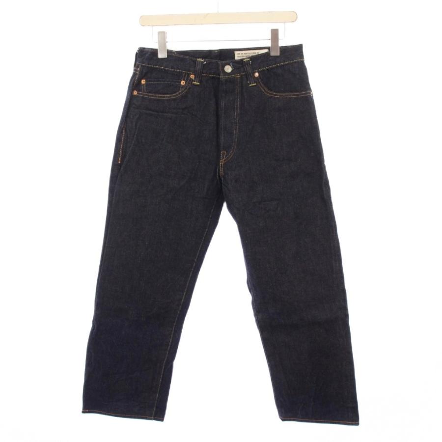 【中古】ボンクラ BONCOURA XX デニムパンツ ジーンズ ボタンフライ ロゴパッチ W31 インディゴ /BB メンズ ボンクラ BONCOURA XX デニムパンツ ジーンズ ボタンフライ ロゴパッチ