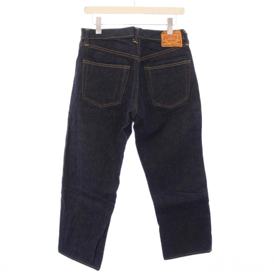 【中古】ボンクラ BONCOURA XX デニムパンツ ジーンズ ボタンフライ ロゴパッチ W31 インディゴ /BB メンズ ボンクラ BONCOURA XX デニムパンツ ジーンズ ボタンフライ ロゴパッチ