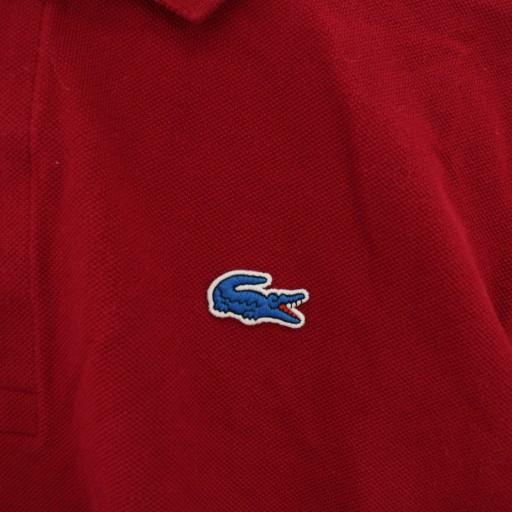 LACOSTE（ラコステ） × SHIPS 25SS ワニ刺繍鹿の子ドロップテイル 