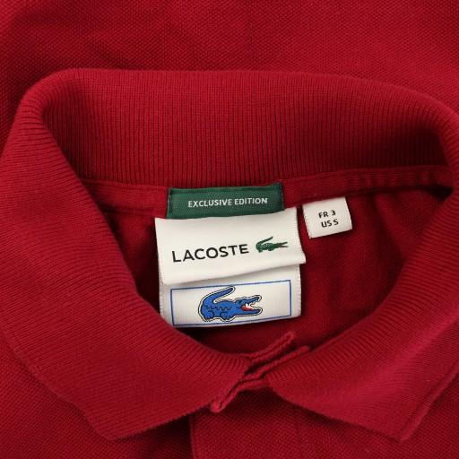 LACOSTE（ラコステ） × SHIPS 25SS ワニ刺繍鹿の子ドロップテイル 