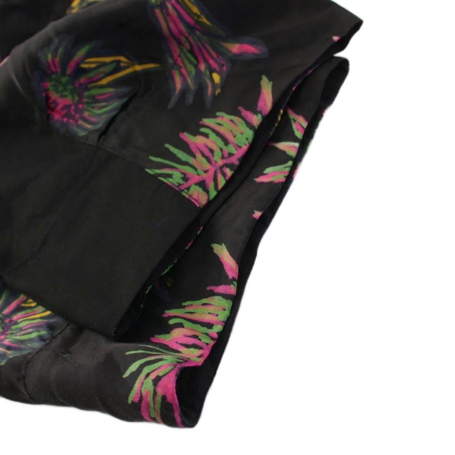 【中古】ナカガミ NAKAGAMI シャツワンピース 長袖 ロング 総柄 切替 F ブラック N0522S0022 /KH レディース ナカガミ NAKAGAMI シャツワンピース 長袖 ロング 総柄 切替 F