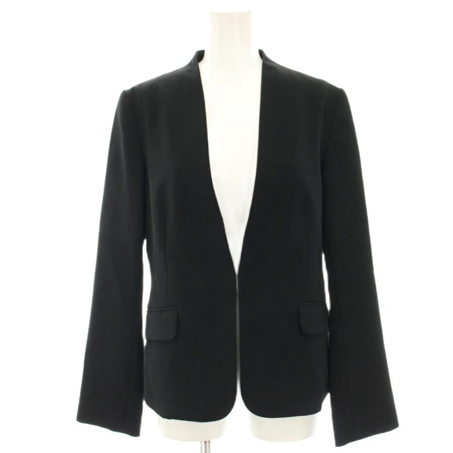 プラステ PLST ストレッチツイルカラーレスジャケット ノーカラー