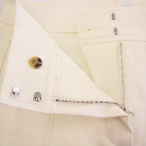 HERMES（エルメス） ワイドパンツ スラックス クロップド丈 ジップ