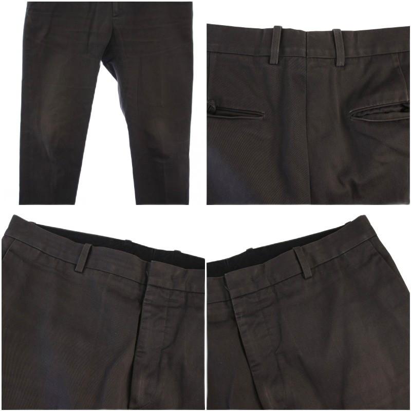 ジルサンダー JIL SANDER スラックスパンツ ジップフライ 48 グレー