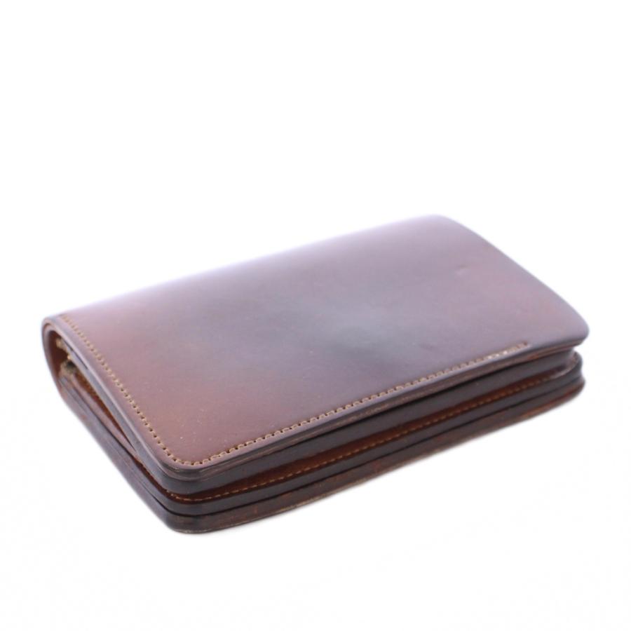 未使用【forme】Short wallet Cordovan Burgundy short wallet / cordovan / burgundy：forme｜toron（トロン）