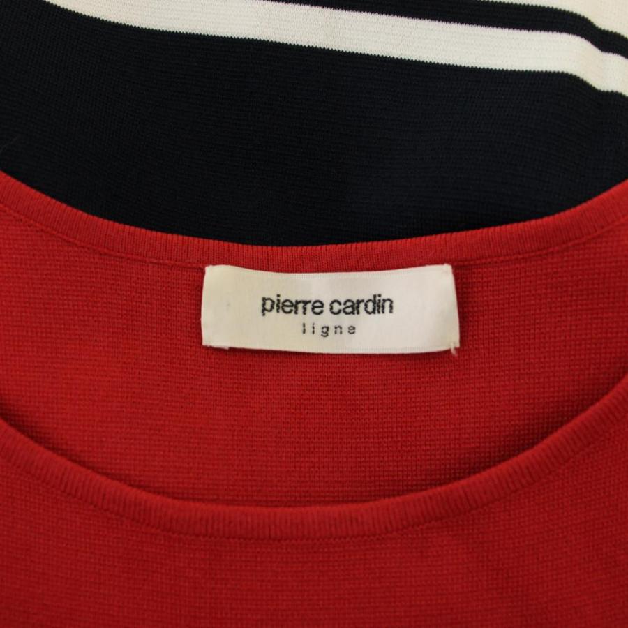 未使用品 ピエールカルダン Pierre Cardin ニット ワンピース 半袖