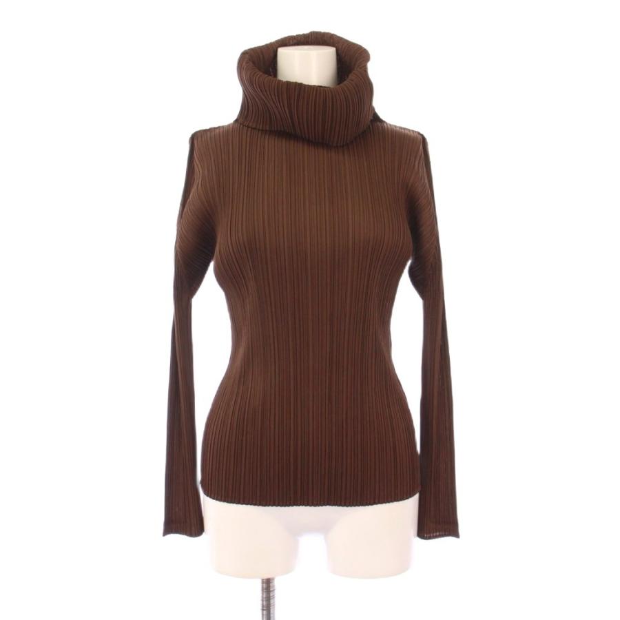 イッセイミヤケ　プリーツプリーズ　長袖トップス　タートルネック 3 レディース プリーツプリーズ PLEATS PLEASE イッセイミヤケ カットソー
