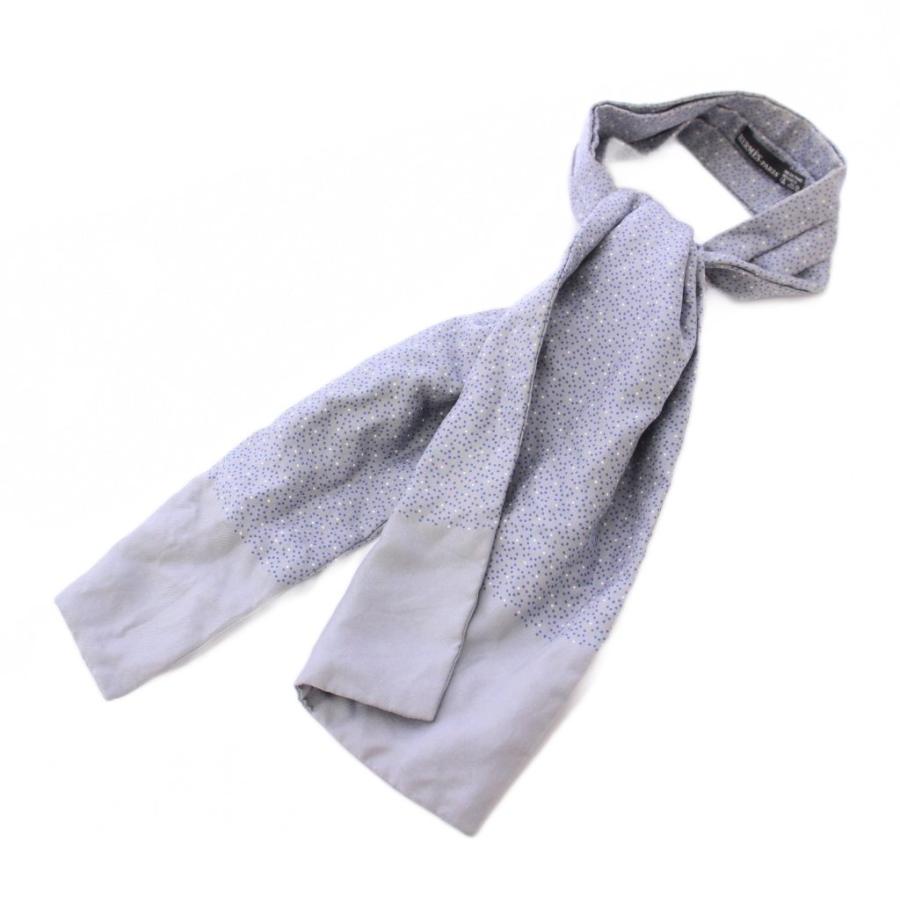 HERMES エルメス スカーフ シルク 総柄 水色 ライトブルー /BB □OH  