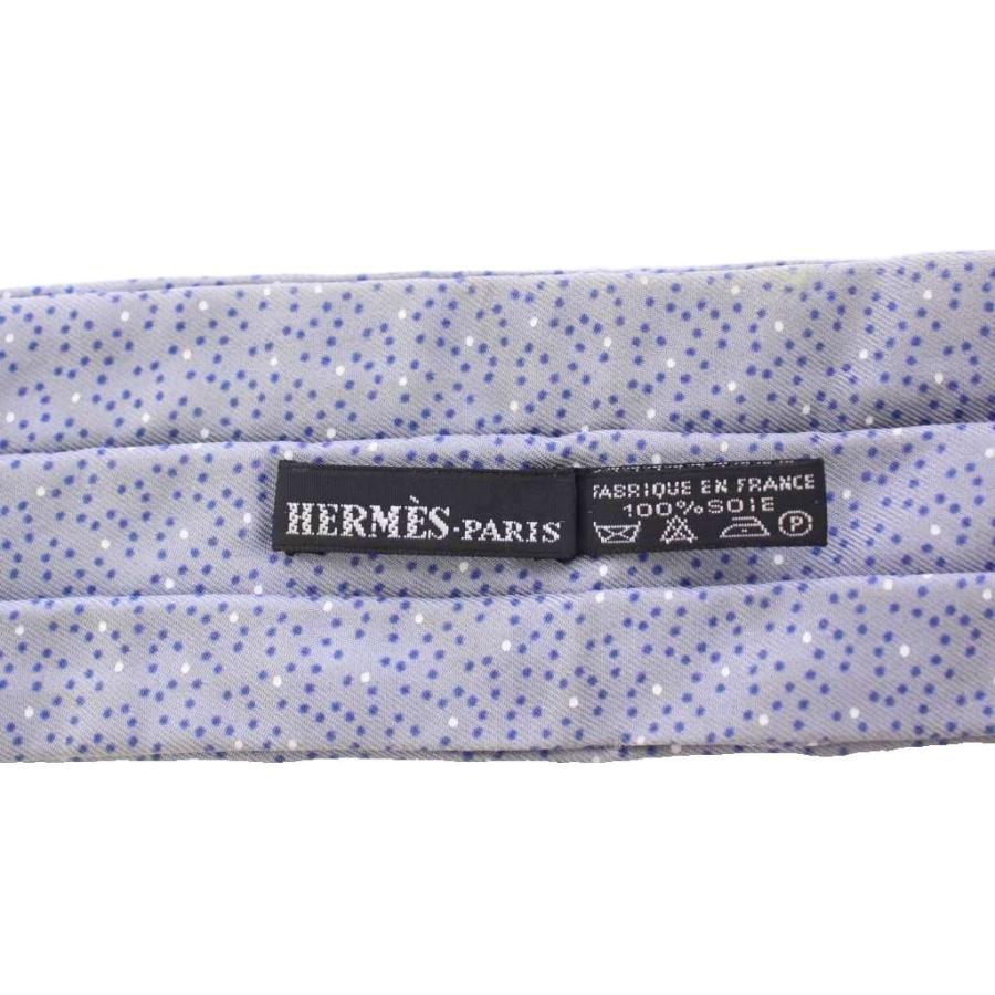 HERMES エルメス スカーフ シルク 総柄 水色 ライトブルー /BB □OH  