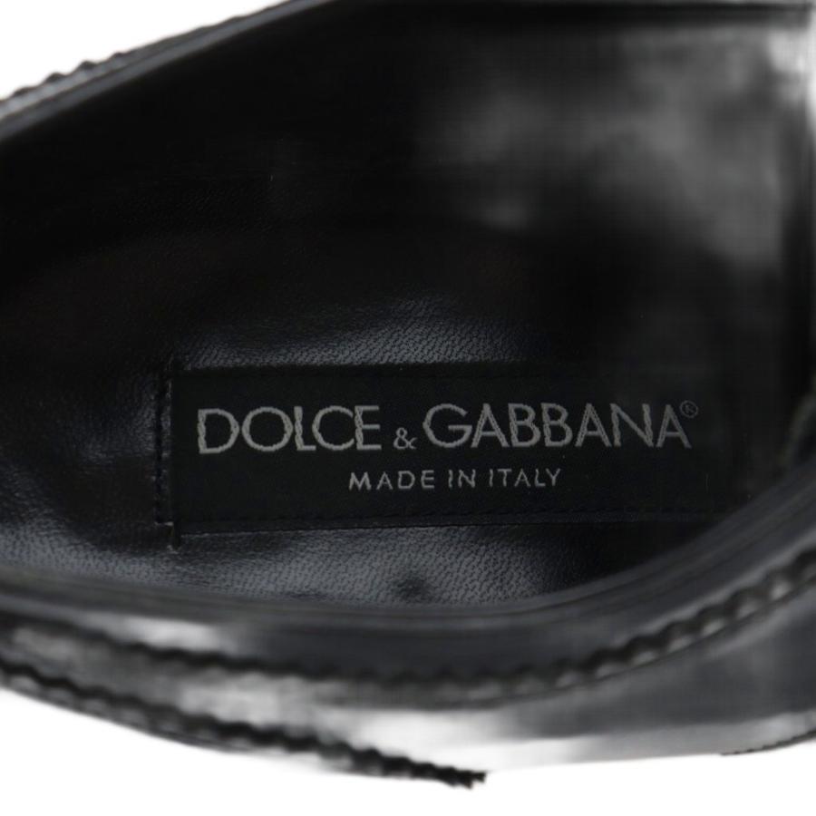 名作 DOLCE＆GABBANA ビジネスシューズ ストレートチップ 黒 26 名作 DOLCE＆GABBANA ビジネスシューズ ストレートチップ 黒 26