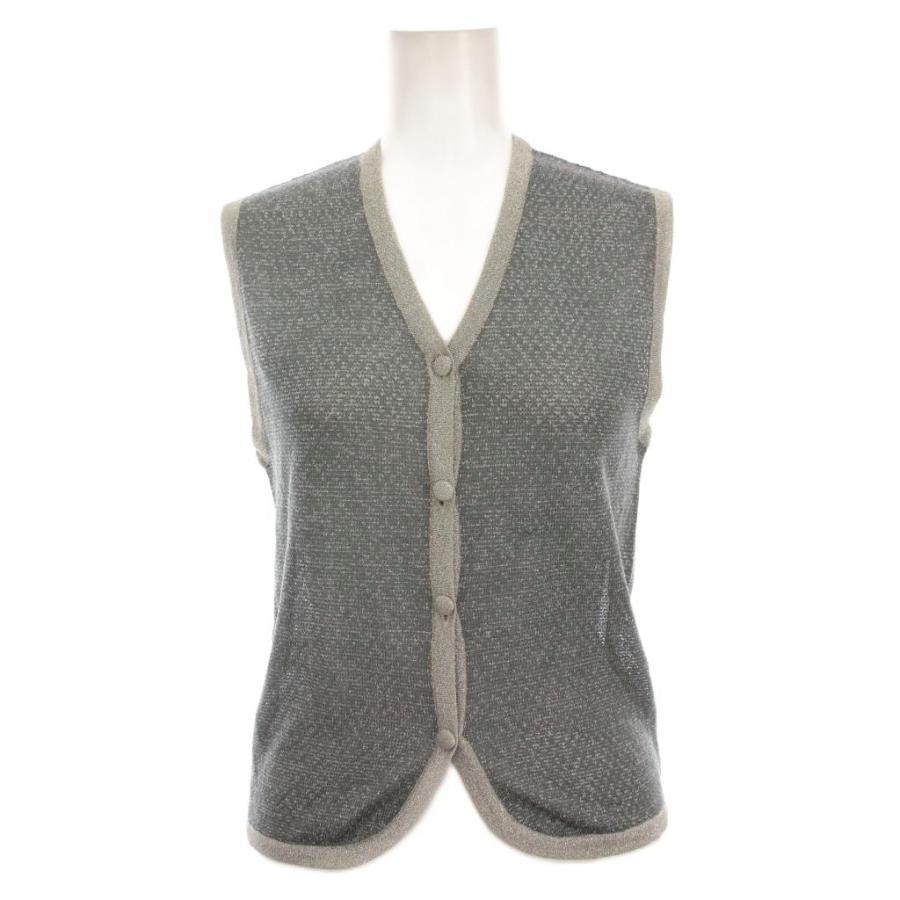 CHRISTIAN DIOR レディースニットベスト Vネック CHRISTIAN DIOR レディースニットベスト Vネック