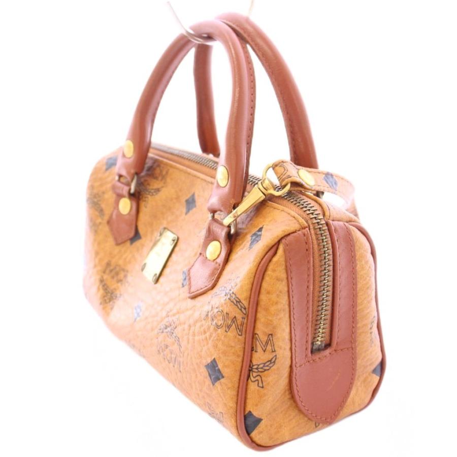 エムシーエム MCM ミニボストンバッグ ロゴグラム ヴィセトス柄