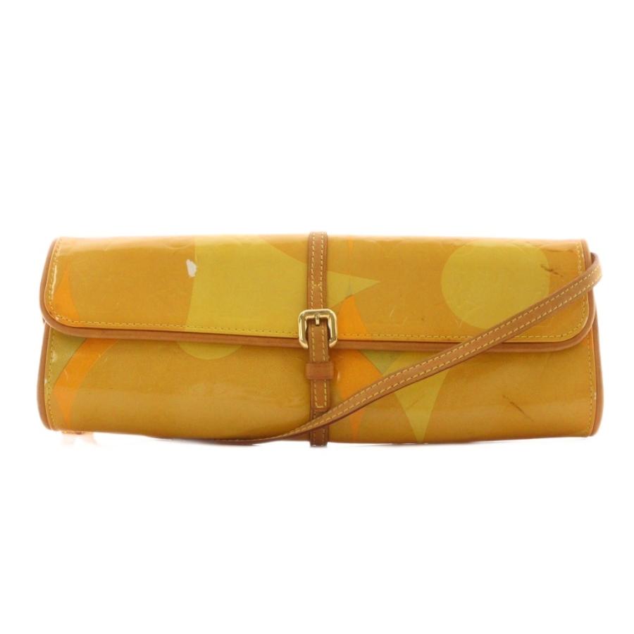 LOUIS VUITTON / ショルダーバッグ/レザー/ORN/M91117/ヴェルニフルール LOUIS VUITTON（ルイ・ヴィトン） ヴェルニ ポシェットフルール