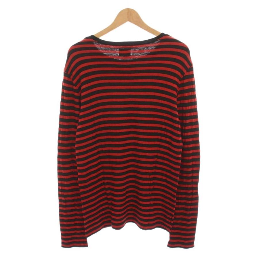 ロンハーマン 2018SS 新作 Tシャツ ボーダー レッド ロンハーマン ヴィンテージ CREW L/S STRIPE T クルーネック ロング