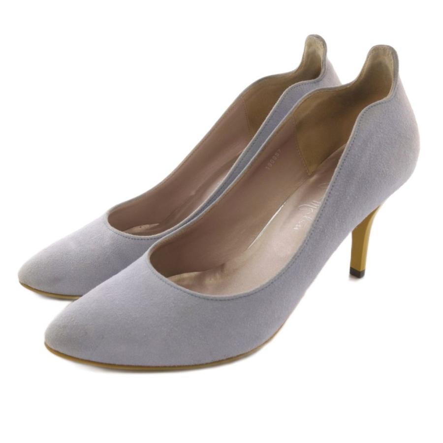 【美品】GINZA Kanematsu スエードパンプス GINZA Kanematsu ダークグレー スエード パンプス - メルカリ