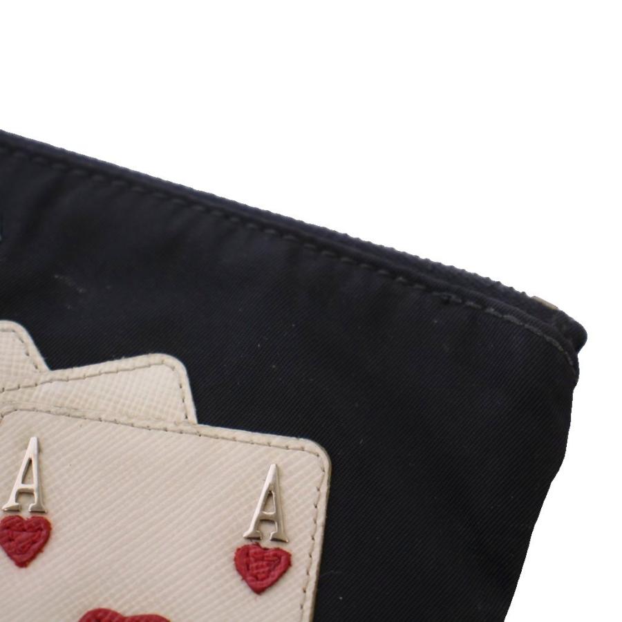 ［未使用］PRADA トランプ　サフィアーノ　トランプケース　ポーチ　小物入れ 未使用］PRADA トランプ サフィアーノ トランプケース ポーチ